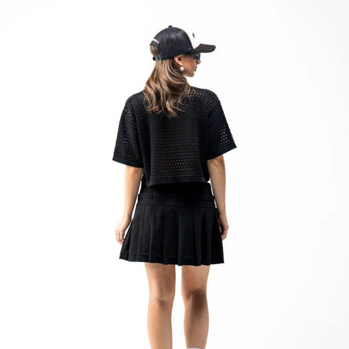 CROP TOP NEGRO MAYA AP CROWN